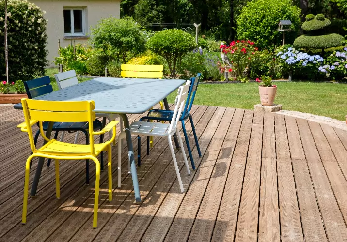 Terrasse bois dans le Finistère